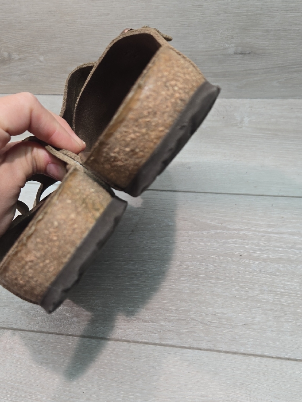 Birkenstock Women Zurich Suede Double-Buckle Slide Sandals Shoes Sz 39/8 Narrow - Picture 6 of 12